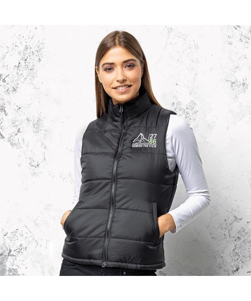 Plain Women's Bodywarmer 2786 Outer: 60gsm. Filling: 270gsm. Lining: 50 GSM